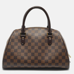 Louis Vuitton: Коричневая сумка 