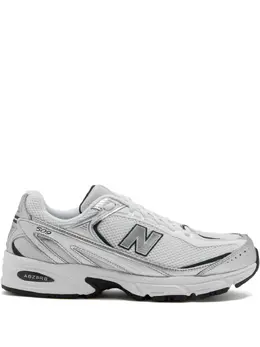 New Balance: Белые кроссовки 