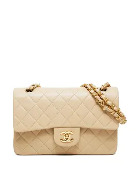 CHANEL Pre-Owned: Бежевая сумка 