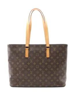 Louis Vuitton Pre-Owned: Коричневая сумка-шоппер 