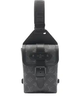 Louis Vuitton Pre-Owned: Чёрная сумка 