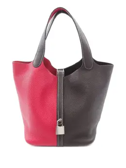 Hermès Pre-Owned: Коричневая сумка-шоппер 