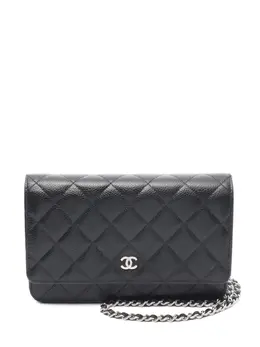 CHANEL Pre-Owned: Чёрная сумка 