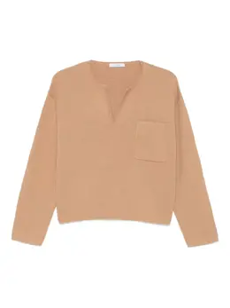 Max Mara: Коричневый свитер 