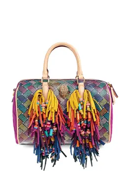 Kurt Geiger London: Многоцветная сумка-шоппер 