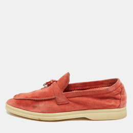 Loro Piana: Розовые лоферы 