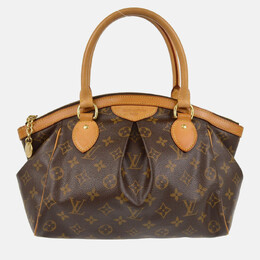 Louis Vuitton: Коричневая сумка 