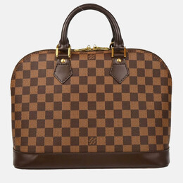 Louis Vuitton: Коричневая сумка 
