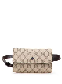 Gucci Pre-Owned: Коричневая поясная сумка 
