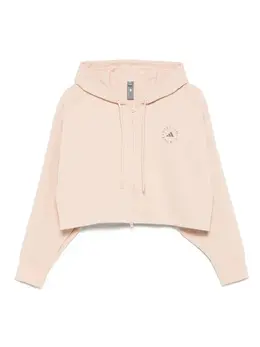 adidas by Stella McCartney: Розовая толстовка 