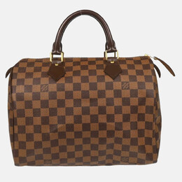 Louis Vuitton: Коричневая сумка  Speedy 30