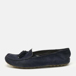 Loro Piana: Синие мокасины 