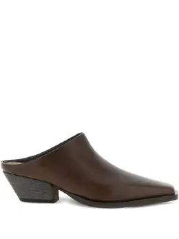 Brunello Cucinelli: Коричневые сабо 