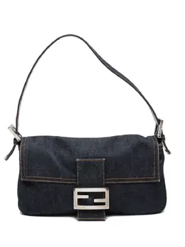 Fendi Pre-Owned: Синяя сумка 