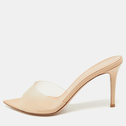 Gianvito Rossi: Бежевые сандалии  Elle