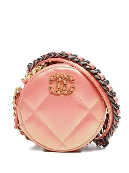 CHANEL Pre-Owned: Розовая сумка через плечо 