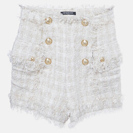 Balmain: Твидовые шорты 