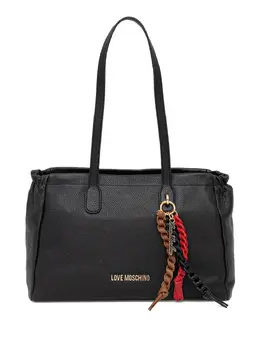 Love Moschino: Чёрная сумка-шоппер 
