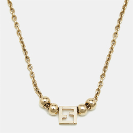 Fendi: Колье  F is Fendi