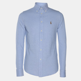 Polo Ralph Lauren: Голубая рубашка 