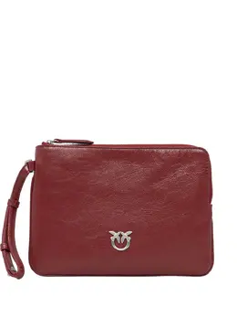 PINKO: Бордовый клатч 