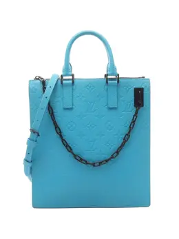 Louis Vuitton Pre-Owned: Голубая сумка-шоппер 