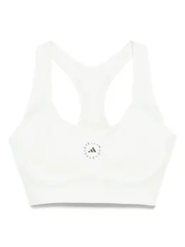 adidas by Stella McCartney: Белый бюстгальтер 