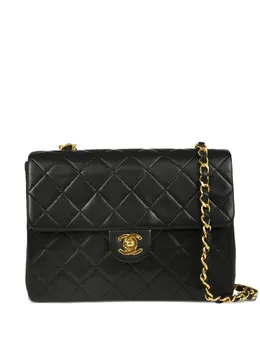 CHANEL Pre-Owned: Чёрная сумка 