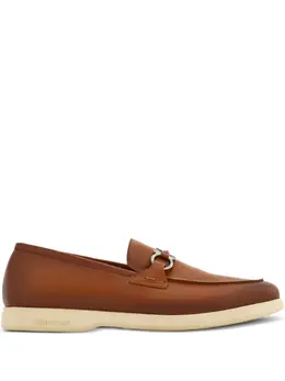 Ferragamo: Коричневые лоферы  Gancini