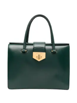 Prada Pre-Owned: Зелёная сумка-шоппер 