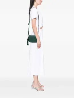 Gucci Pre-Owned: Зелёная сумка через плечо 