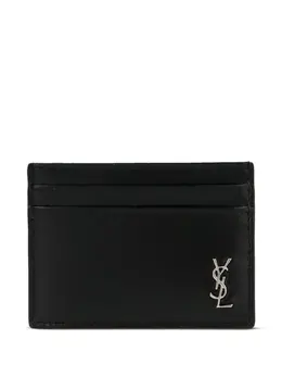 Saint Laurent: Чёрный картхолдер 