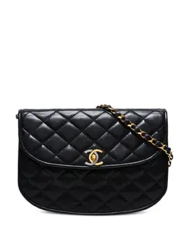CHANEL Pre-Owned: Чёрная сумка 