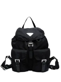Prada Pre-Owned: Чёрный рюкзак 