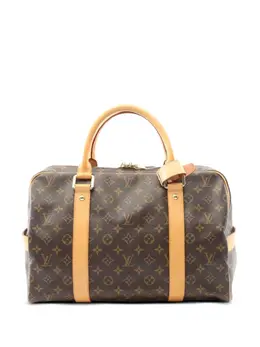 Louis Vuitton Pre-Owned: Коричневый чемодан 