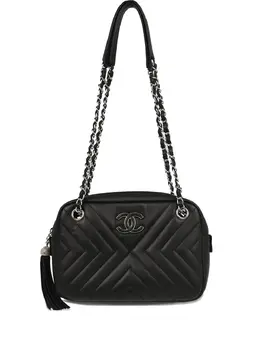 CHANEL Pre-Owned: Чёрная сумка 