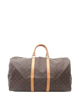 Louis Vuitton Pre-Owned: Коричневый чемодан 