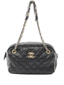 CHANEL Pre-Owned: Чёрная сумка 