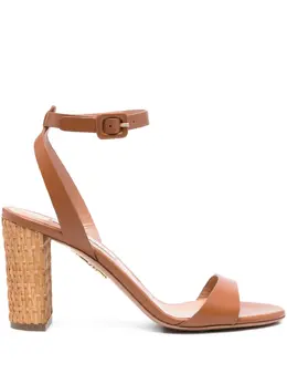 Aquazzura: Коричневые сандалии 