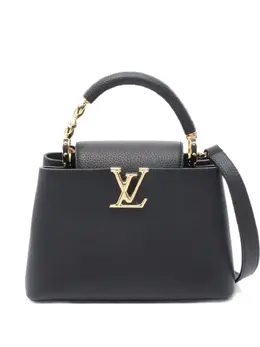Louis Vuitton Pre-Owned: Чёрная сумка-шоппер 