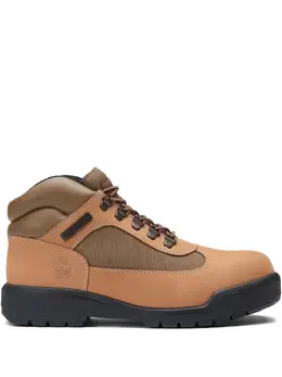 Timberland: Бежевые ботинки 