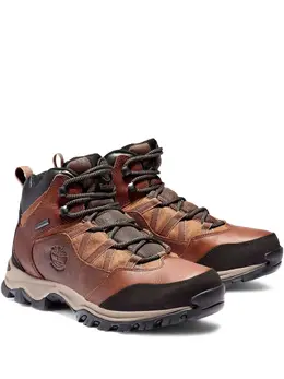 Timberland: Коричневые ботинки 