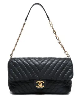 CHANEL Pre-Owned: Чёрная сумка 
