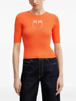 PINKO: Оранжевый топ  Love Birds