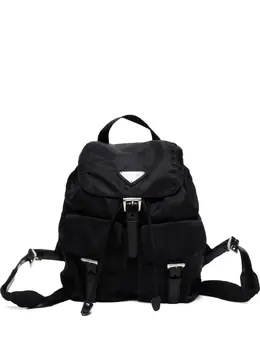Prada Pre-Owned: Чёрный рюкзак 