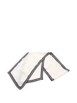 CHANEL Pre-Owned: Шарф в полоску 