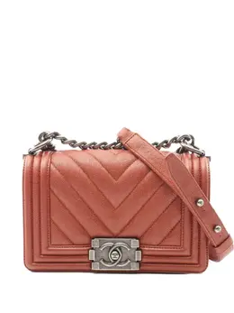 CHANEL Pre-Owned: Коричневая сумка 
