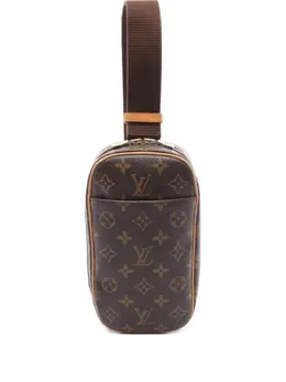 Louis Vuitton Pre-Owned: Коричневая сумка через плечо 