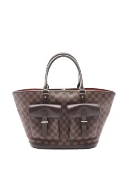 Louis Vuitton Pre-Owned: Коричневая сумка-шоппер 