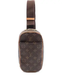 Louis Vuitton Pre-Owned: Коричневая поясная сумка 
